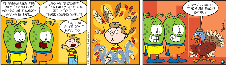 Strip 295: Thanksgiving Spirit
