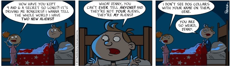 Strip 528: MY Aliens