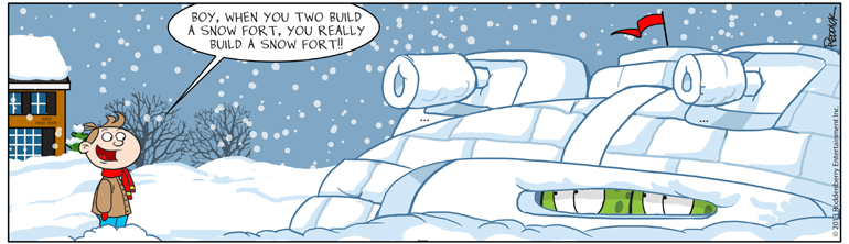 Strip 629: Snow Fort